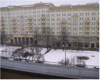 Blick vom Balkon