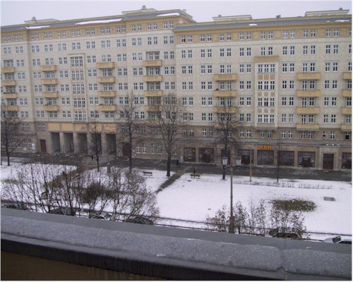 Blick aus dem Balkon